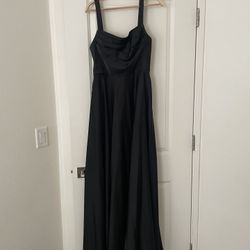 Azazie Black Dress