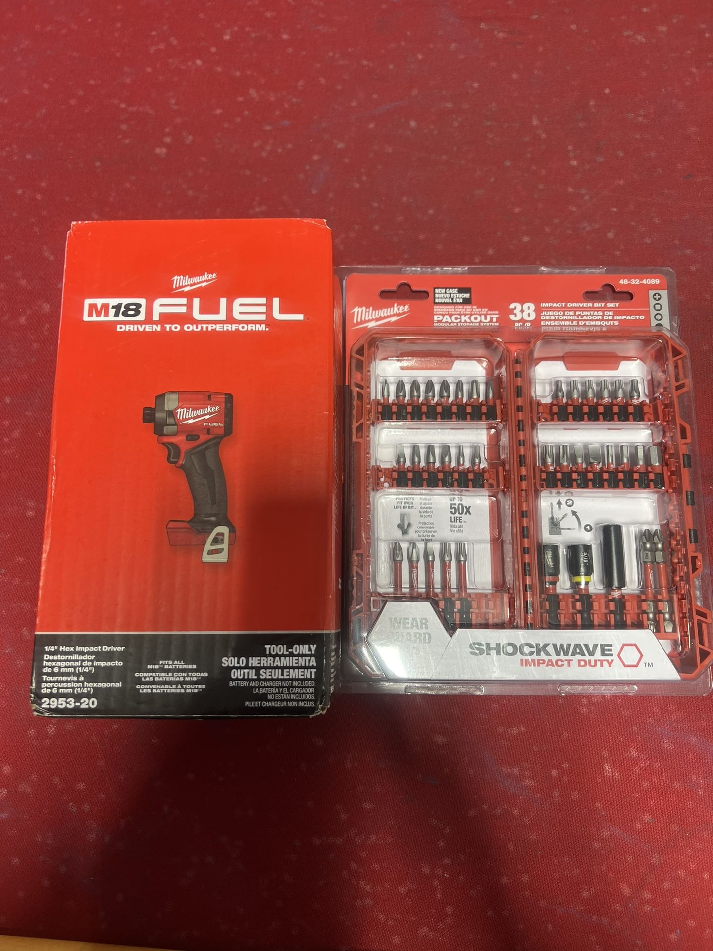 Milwaukee M18 Fuel Impact Driver And Bit Set