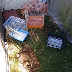  Three Birds Cages 