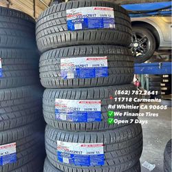 235/55R17 Atlander Set of Tires Installed and Balanced Set de Llantas Nuevas Instaladas y Balanceadas