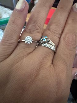 .80 Moissanite engagement ring size 8