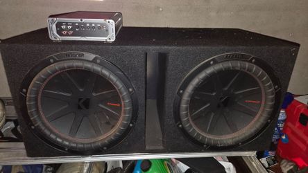 Kicker Comp R 10" Subs, Box, & Box