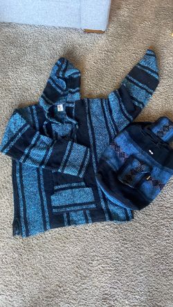 Mexican Knitted Hoodie And Backpack