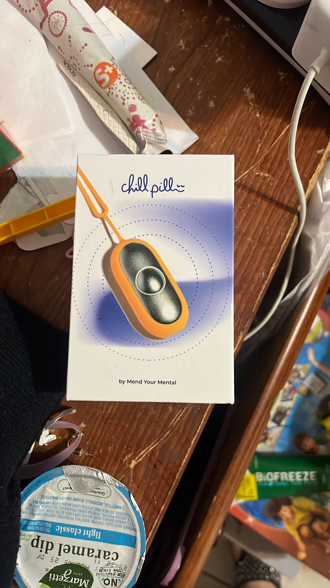 Chill Pill  Helps Sleep Faster, Eases Anxiety Uses Microcurrent/ Vibration Technology Handheld