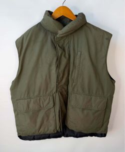 Vintage Cabela's Premier Northern Goose Down Vest Mens XL Olive Green