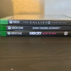Callisto Protocol,farcry New Dawn,and Sonic Colors Ultimate (read Description)