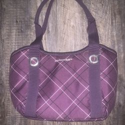 Rachel Ray Lunch Bag Thermal Insulated Lunch Picnic Bag Cooler Purple 