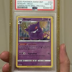 Pokemon PSA 10 Gengar SwSH Champions Path Promo