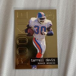 Rare Gold Terrell Davis Rookie !!!!! Make An Offer !!!