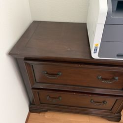 Wooden File Cabinet W21 L36