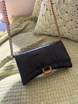 Balenciaga Hourglass Wallet on Chain Bag
