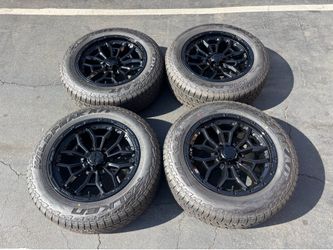 20” Toyota wheels tundra sequoia Tacoma 4 runner 20 inch gloss black rims new tires