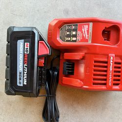 Milwaukee Battery And Charger 