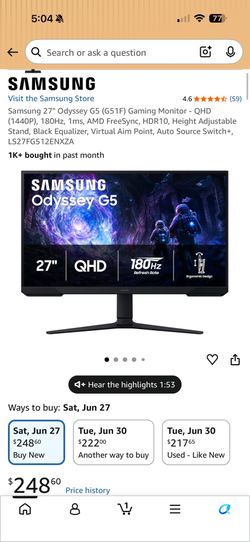 Samsung monitor