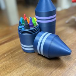 3D Printed Crayon Holder $5 Each Local Pick Up Only