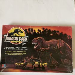 Jurassic Park board game w extra large game board Milton Bradley