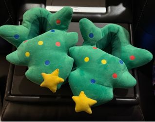Christmas Tree Plush slippers