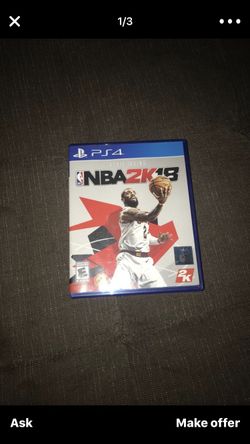 Nba2k18 ps4
