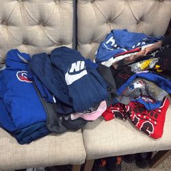 XL Men’s T Shirts - Long Sleeve- And Two Sweatshirts
