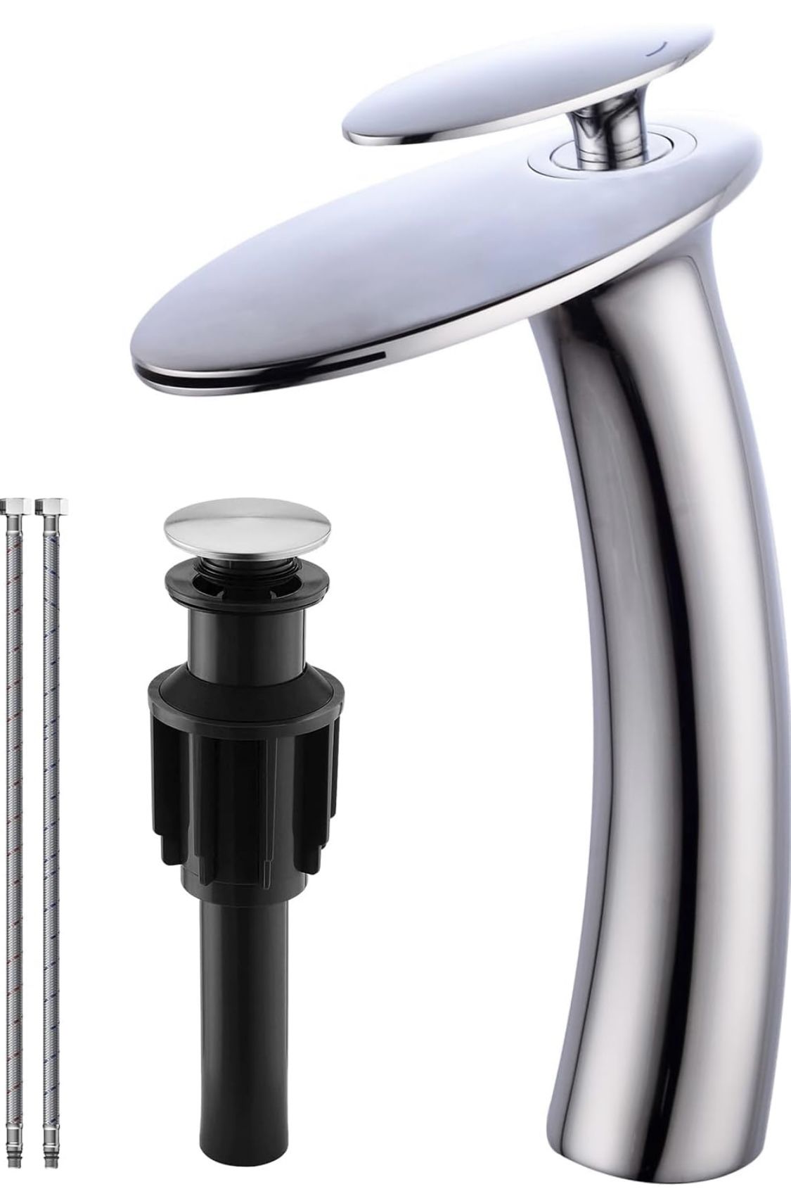 Wovier Chrome Waterfall Handle Single