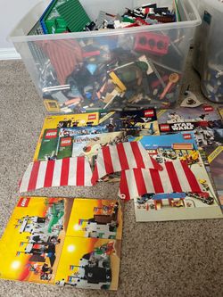 Legos! Thousands of legos from 80s on including manuals