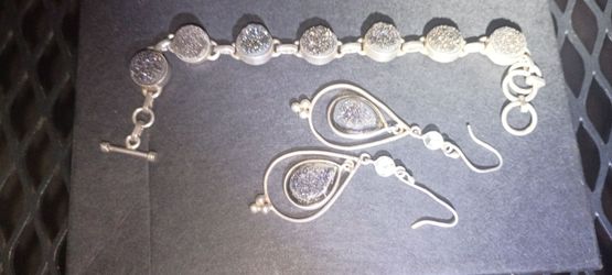 Vintage Bracelet and earrings 925