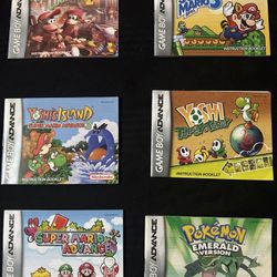 Game Boy Advance Game Instruction Booklet