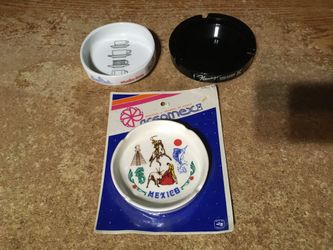 3X ASHTRAYS ROSENTHAL STUDIO COFFEE FLAMINGO HILTON