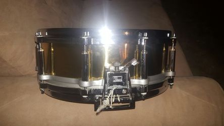 Pearl brass snare 6x14