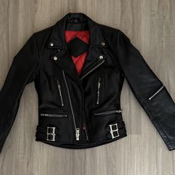 Straight To Hell Woman's Leather Jacket