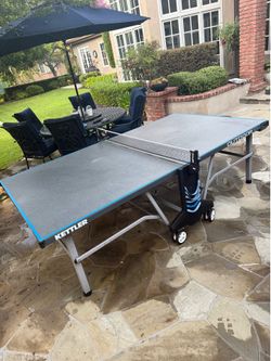 Ping Pong Table - Kettler Outdoor 10 ($2K New!!)
