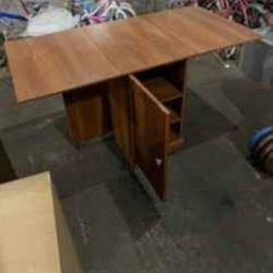 Drop Leaf Table With Storage 