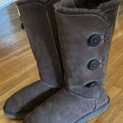 Dark brown UGG Boots Size 9