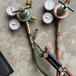 Oxygen Acetylene Setup