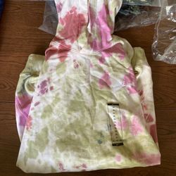 NIKE TIE DYE HOODED SWEATSHIRT