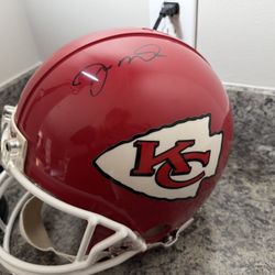 Joe Montana Kansas Chiefs Autographed Full Size Helmet Upper Deck Authentic UDA