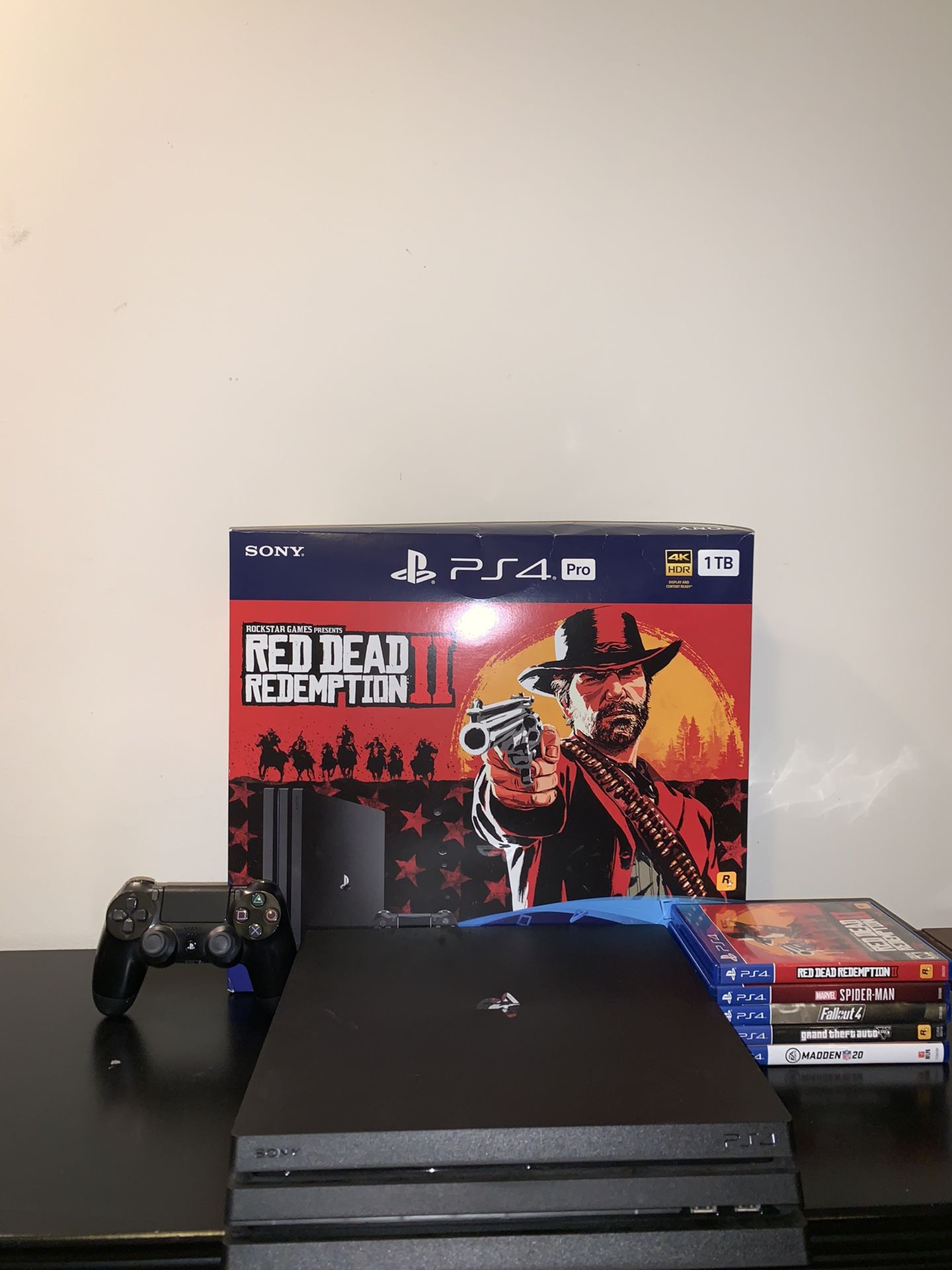 Sony PlayStation 4 Pro 1TB 4K Console - Jet Black Bundle