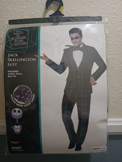Jack skellington costume size medium adult