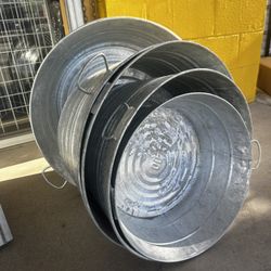 Tinas Galvanizadas De Aluminio! Galvanized tubs. Cada Una Tiene Diferente precio!
