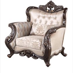 New Classic Constantine Chair (Kd) U532T-10  Dimensions: 48.5” H x 38.5” W x 46” D Constantine Collection by New Classic Furniture The che