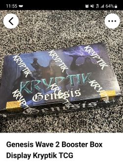 Kryptik TCG Wave 2 Booster Box 2nd Print Kickstarter GEN Genesis NM