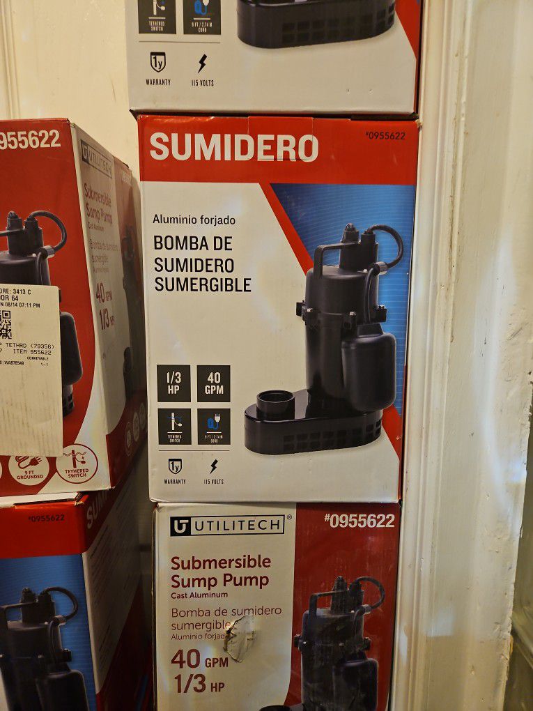 Submersible  Sump Pump Brand New In The Box