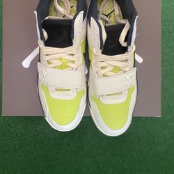 Travis Scott Air Jordan Jumpman Jack Bright Cactus Size 11.5 With Laces And Box Great Condition. 