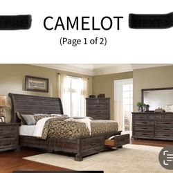 New King Size 5 Piece Bedroom Set. Plz Read Ad