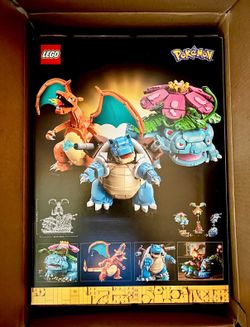 LEGO Pokémon Venusaur Charizard and Blastoise Set