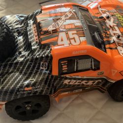 Remo Max Orange Black Remote Control Car