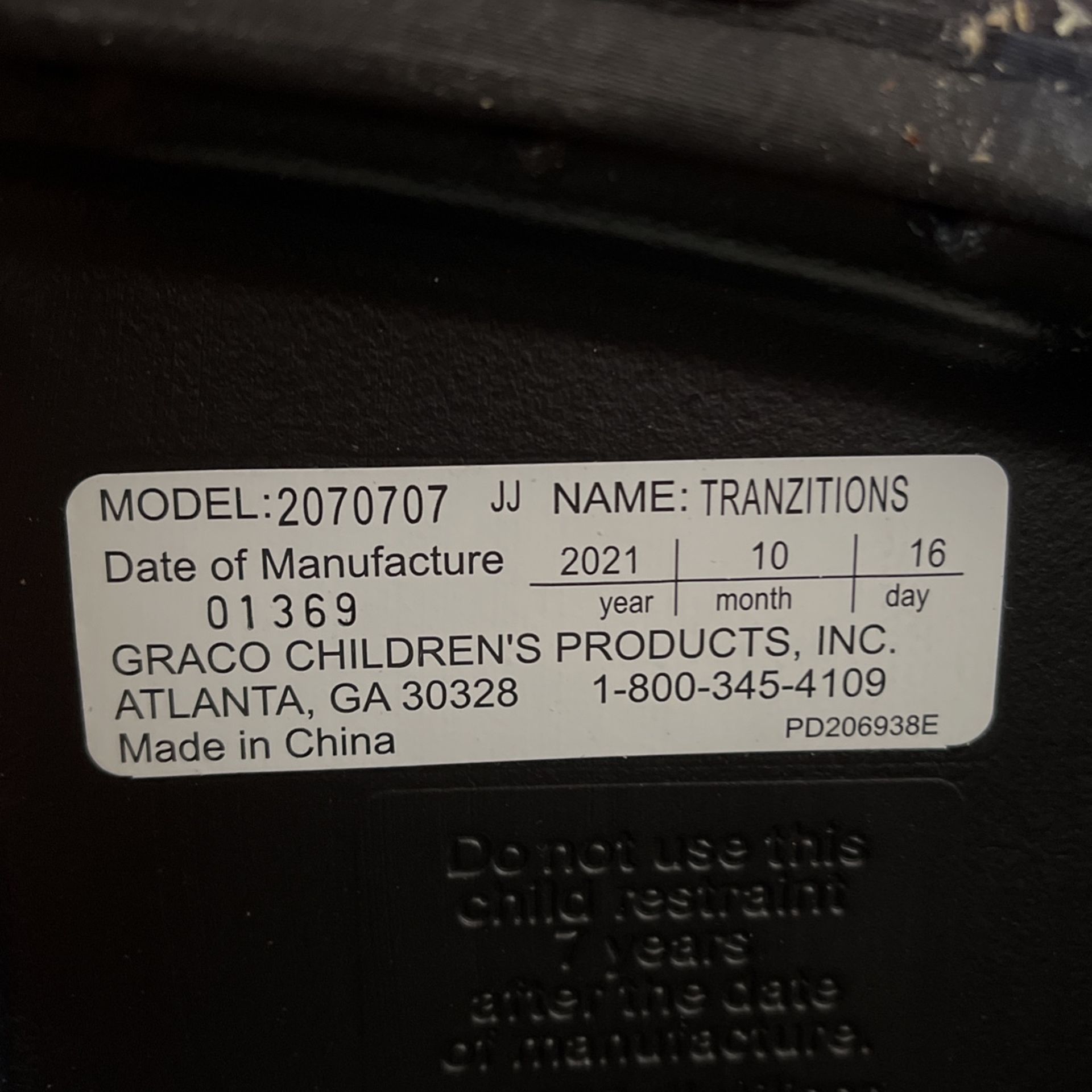 Graco SlimFit 3 in 1 Car Seat With Car Seat Protector Included For Free for  Sale in Turlock, CA - OfferUp