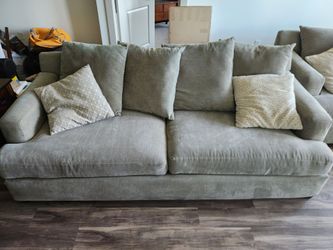 Comfortable Sofa and Loveseat.