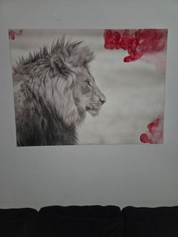 Lion 🦁 Art Canvas 🎨