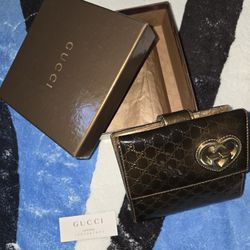 Gucci Bifold Wallet W/ Box & Tag